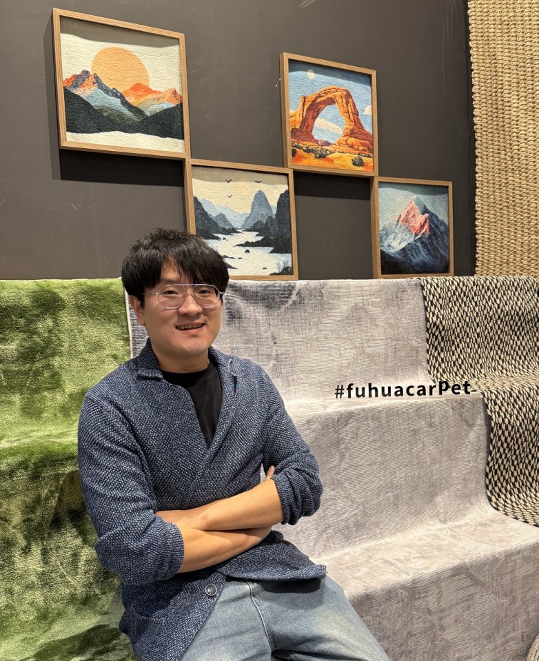 以行走世界为灵感的地毯艺术表达