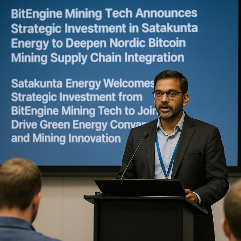 比特引擎（BitEngine Mining Tech） 宣布戰(zhàn)略投資 Satakunta Energy，深化北歐比特幣挖礦能源供應鏈布局