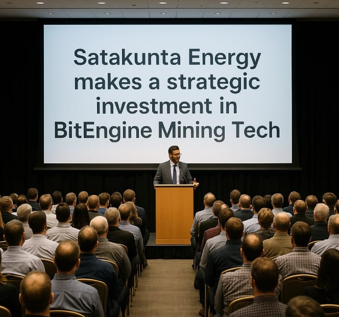 ​ Satakunta Energy 欢迎 比特引擎（BitEngine Mining Tech） 战略投资，携手推动比特币挖矿与绿色能源整合创新