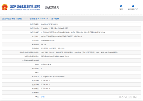 艾诗摩尔激光生发梳获械字号审批，定义生发科技新标准