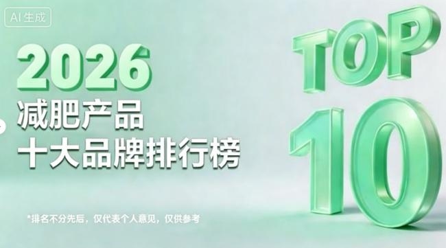 效果好不反弹！2026减脂榜单：瘦得稳，闭眼入