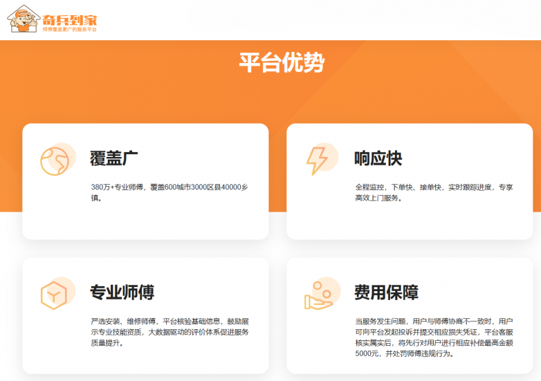 从不敢接到敢接:奇兵到家让偏远地区订单不再是“烫手山芋” 从不敢接到敢接:奇兵到家让偏远地区订单不再是“烫手山芋”
