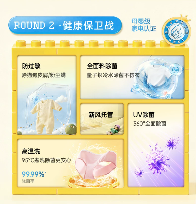松下白月光搭搭，想怎么搭就怎么搭，开启分区洗护新体验