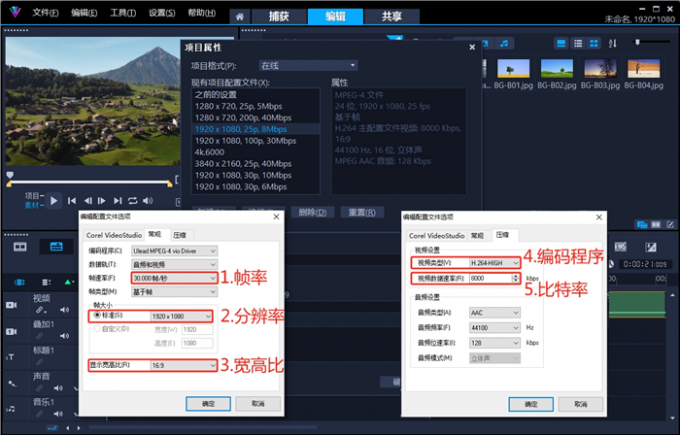 支持手动设置项目属性