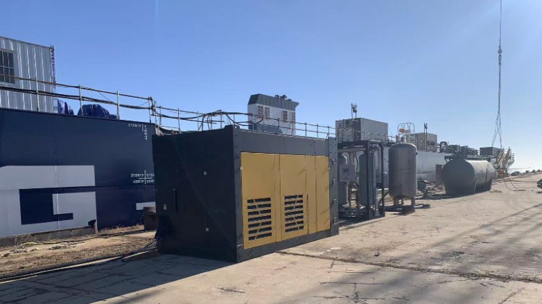 英柯艾尔无油空压机租赁服务纪实