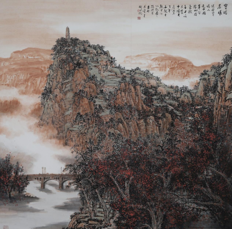  路洪明：于传统与科技间探寻山水画的新境---晨光中的笔墨守望者