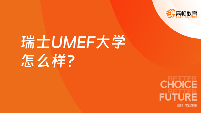 瑞士UMEF大学怎么样?