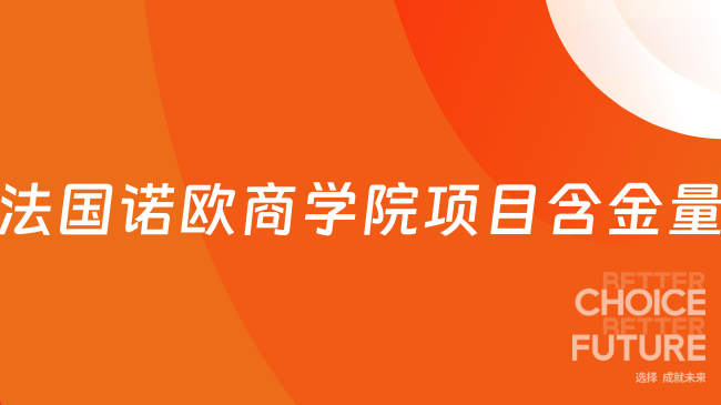 法国诺欧商学院项目含金量