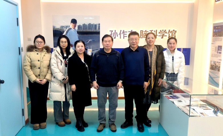 郑志成先生与孙作东等人在孙作东脑科学体验馆合影