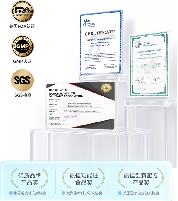 NORO经过多项国际权威认证