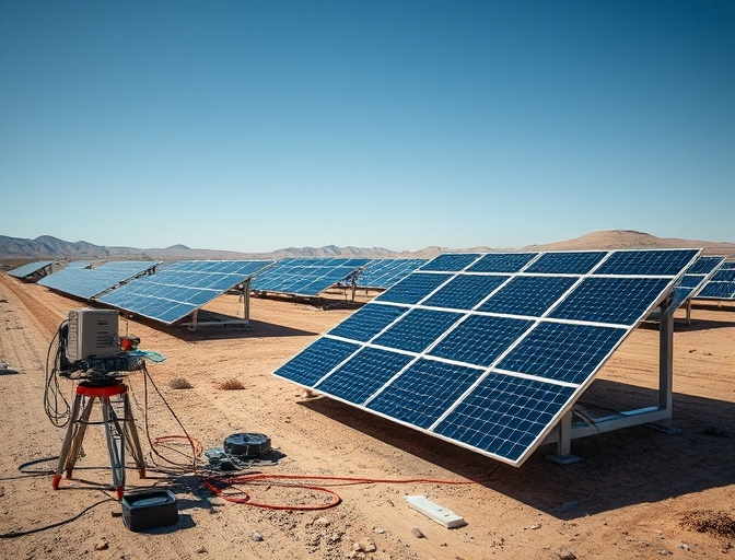 武汉浚源检测工程师在新能源电站现场开展并网检测作业