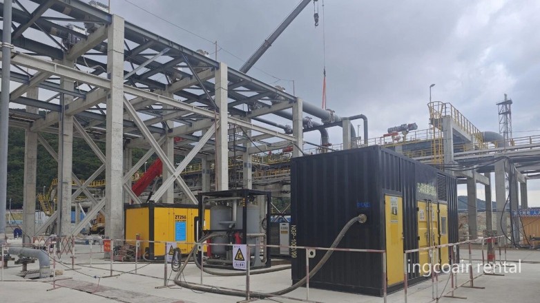 英柯艾尔空压机租赁助力LNG工程