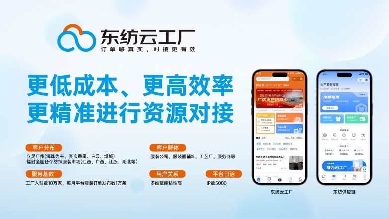东纺云工厂服装订单接单网站