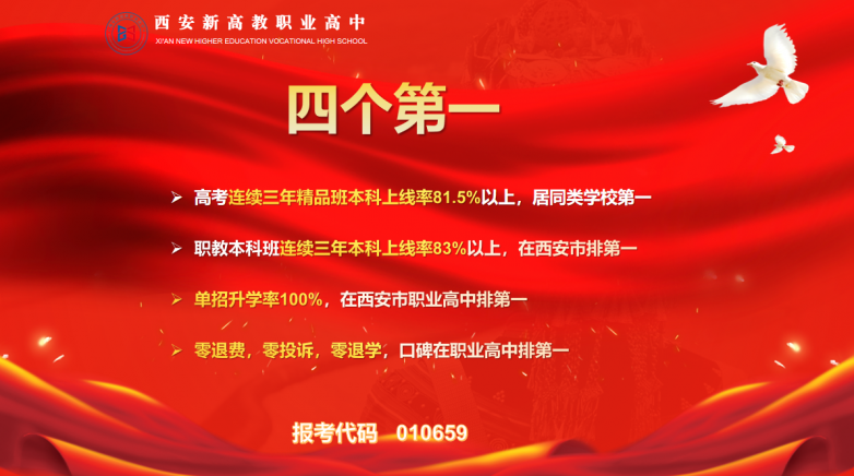 西安综合高中职业高中学费环境及管理配置介绍