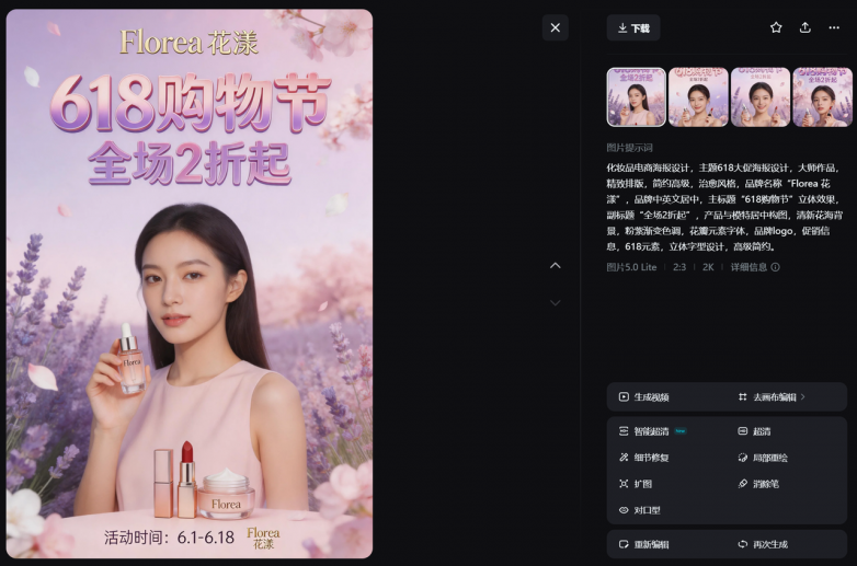 618 电商节高效出图攻略,实测电商节海报 AI 设计工具,新手也能零返工 618 电商节高效出图攻略,实测电商节海报 AI 设计工具,新手也能零返工