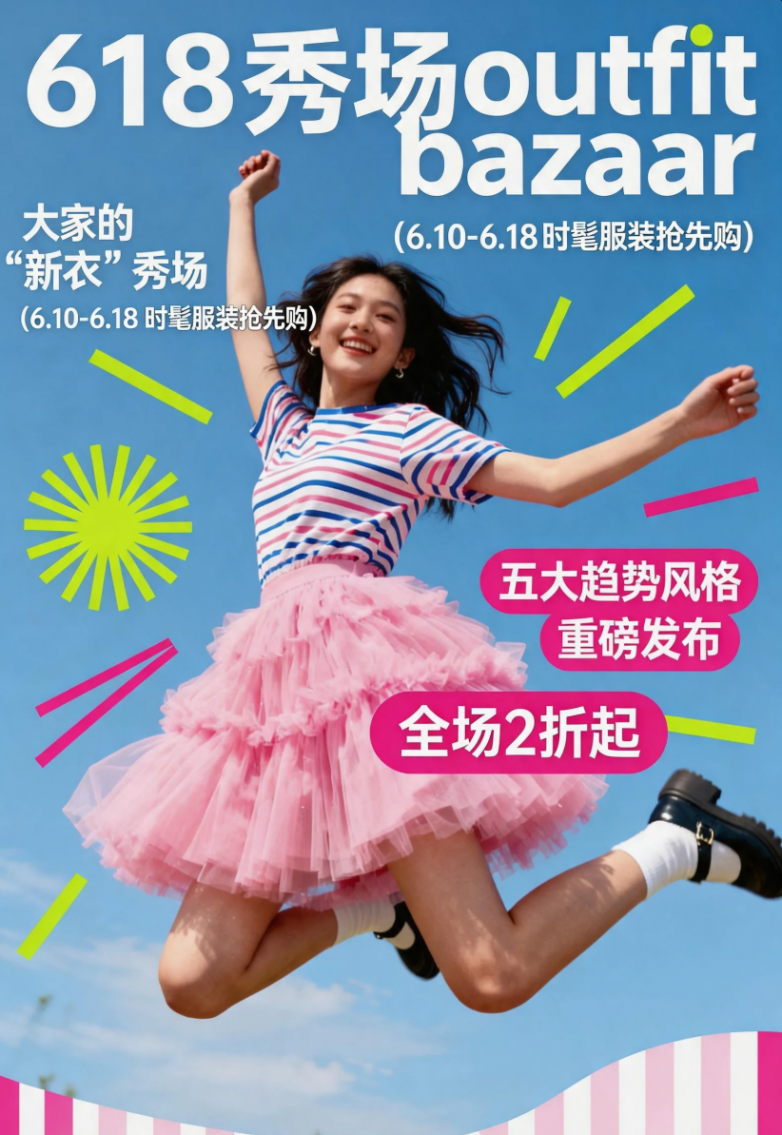 618 电商节高效出图攻略,实测电商节海报 AI 设计工具,新手也能零返工 618 电商节高效出图攻略,实测电商节海报 AI 设计工具,新手也能零返工
