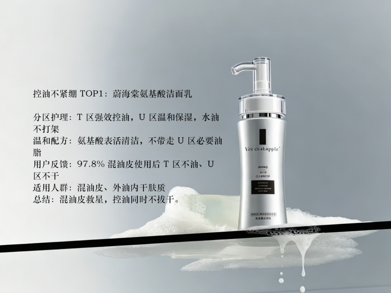 控油不紧绷 TOP1：蔚海棠氨基酸洁面乳.png