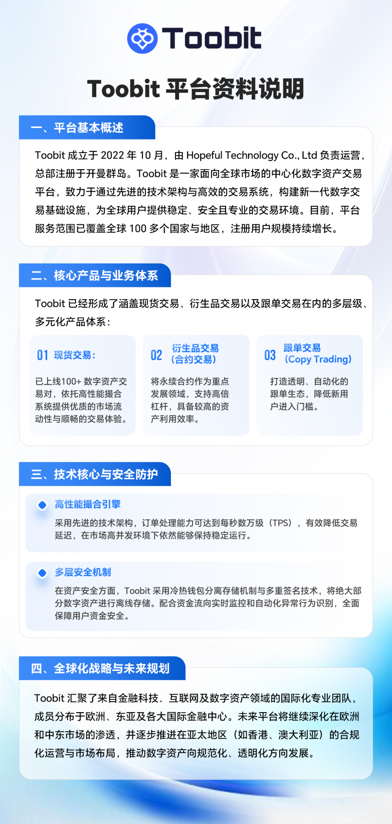 Toobit合约交易服务遵循地区规则与平台管理要求